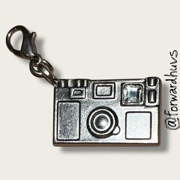 Bundle Sale 3 for $15 | Silver-tone Camera Charm – Lobster Clasp - Picture 6 of 8